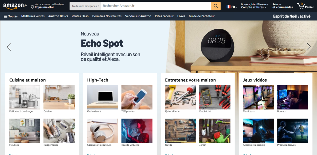 Amazon.fr homepage
